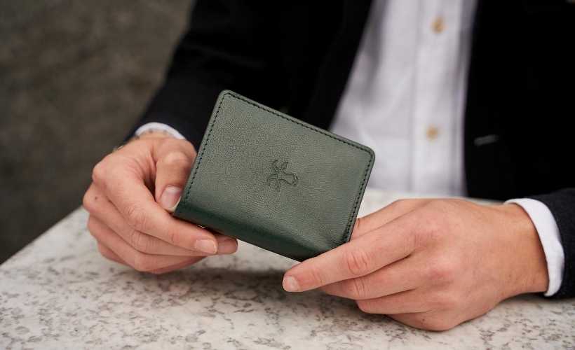 men's leather wallet