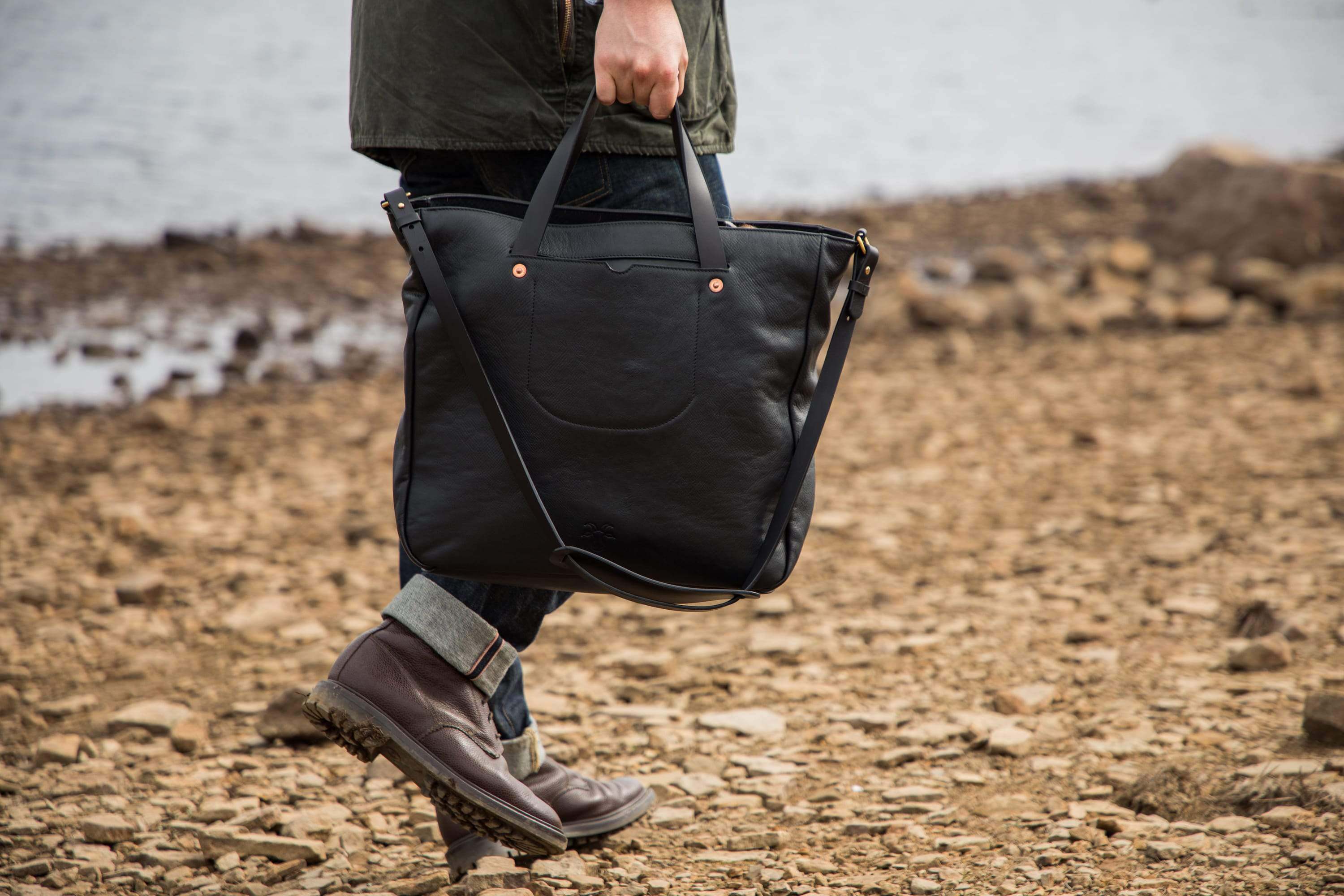 The only men's leather weekend bag you'll ever need