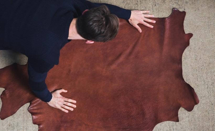 How is goatskin leather different from other types of leather?