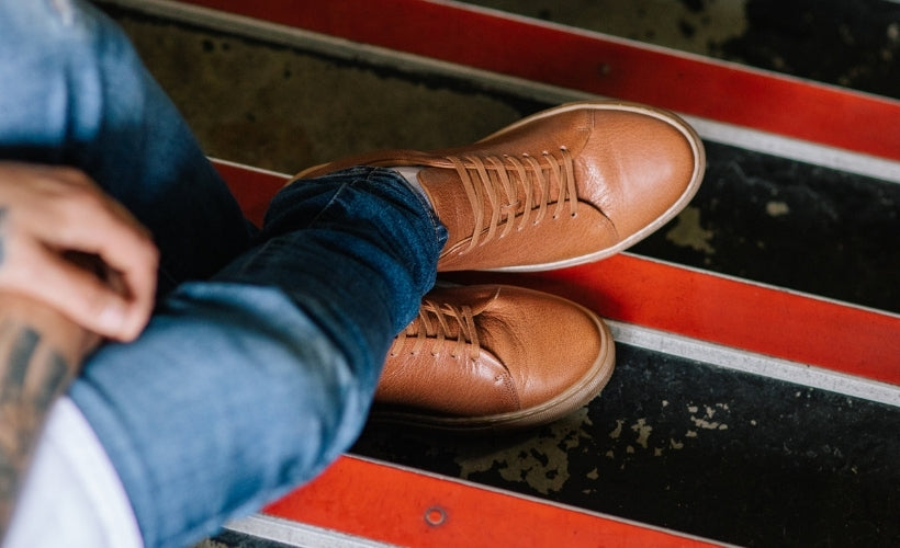 Billy Tannery x Goral: Premium Leather Sneakers: Luke French