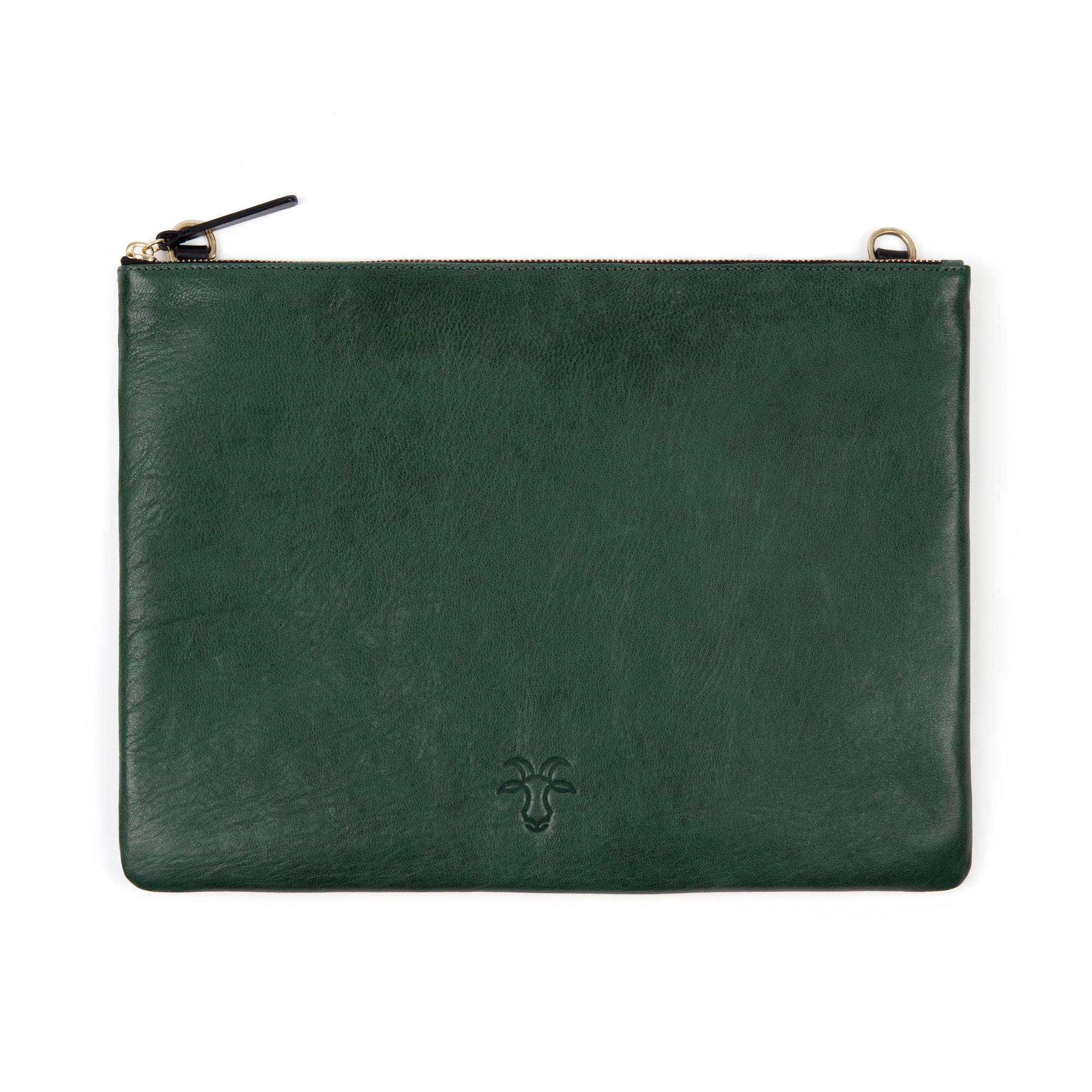Large leather hotsell pouch bag